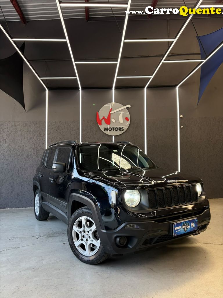 JEEP   RENEGADE SPORT 1.8 4X2 FLEX 16V AUT.   PRETO 2019 1.8 FLEX - Loja
