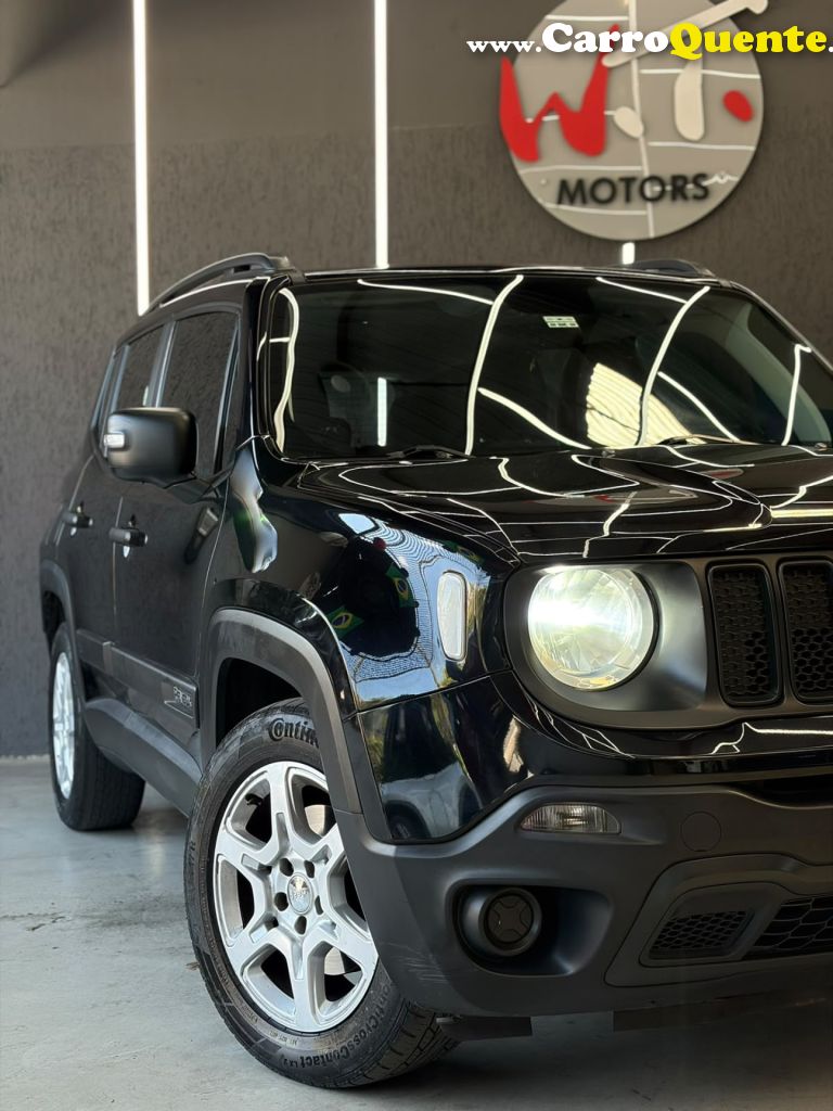 JEEP   RENEGADE SPORT 1.8 4X2 FLEX 16V AUT.   PRETO 2019 1.8 FLEX - Loja