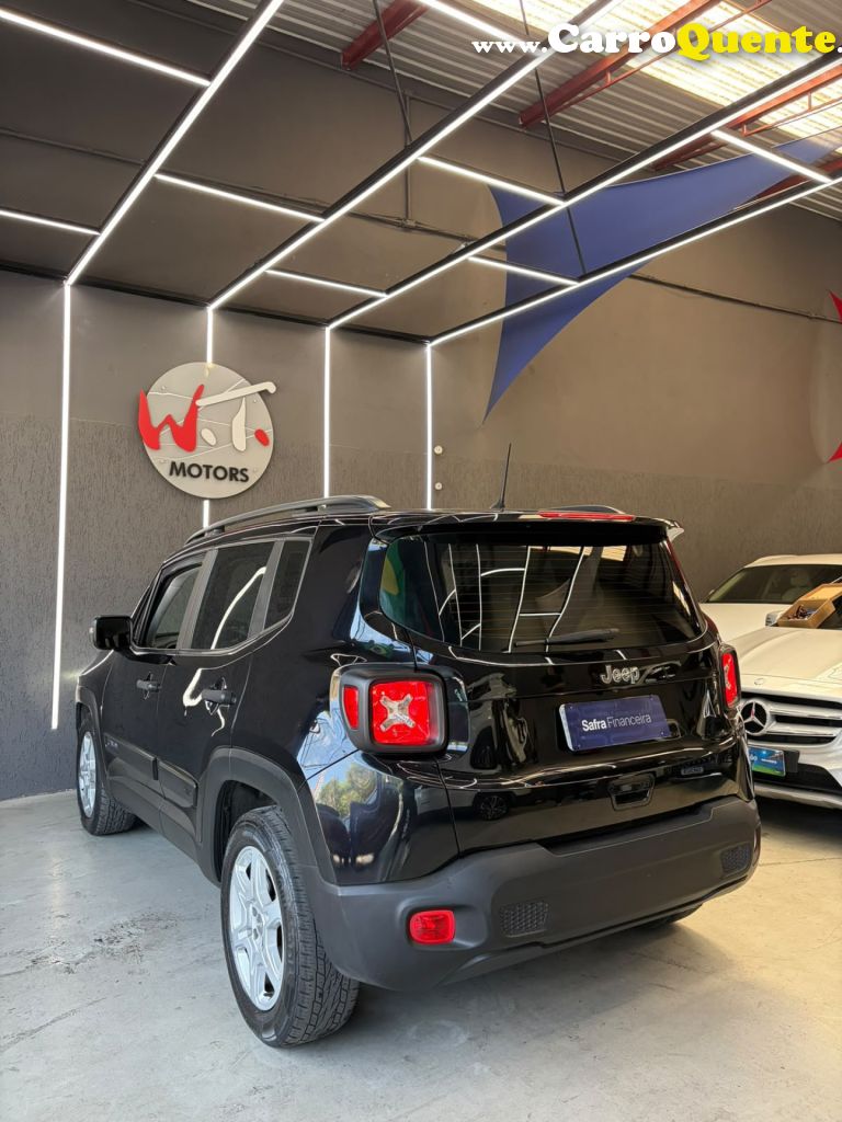 JEEP   RENEGADE SPORT 1.8 4X2 FLEX 16V AUT.   PRETO 2019 1.8 FLEX - Loja