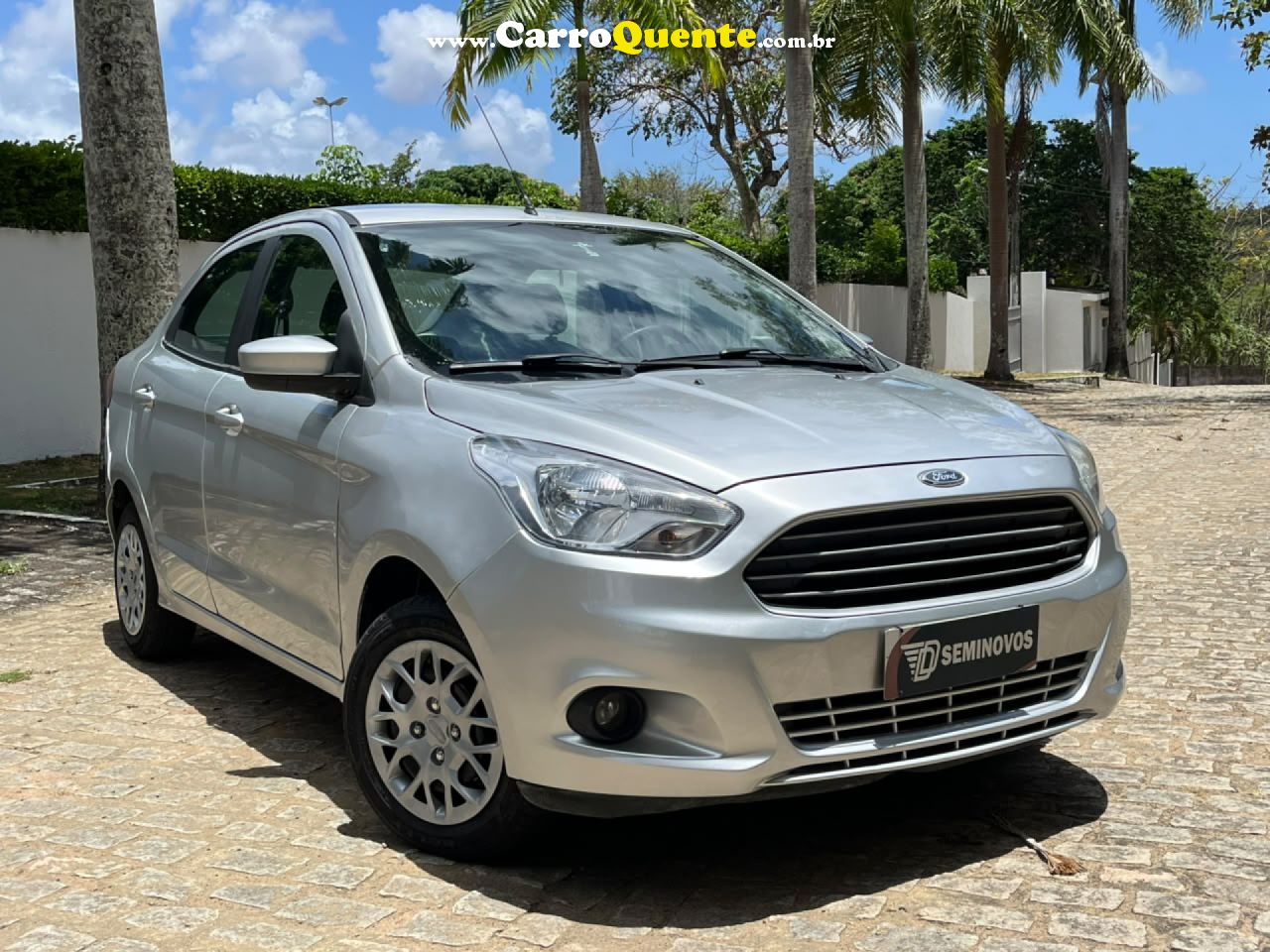 FORD   KA+ SEDAN 1.0 SESE PLUS TIVCT FLEX 4P   PRATA 2018 1.0 FLEX - Loja