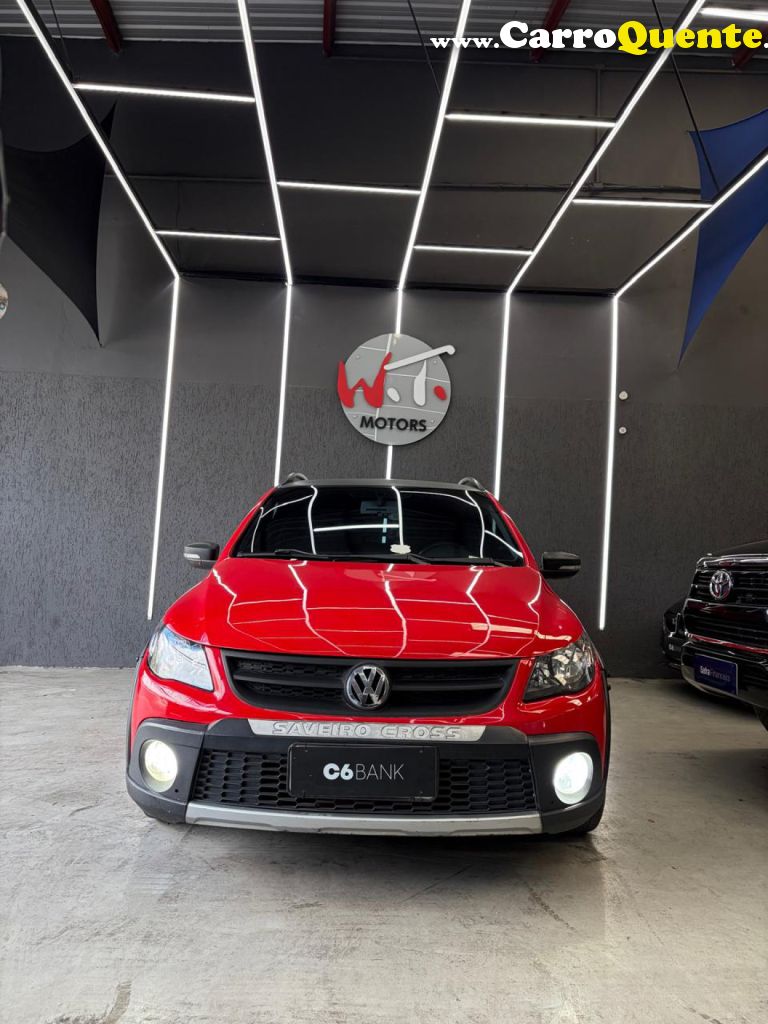 VOLKSWAGEN   SAVEIRO CROSS 1.6 MI TOTAL FLEX 8V CE   VERMELHO 2011 1.6 FLEX - Loja