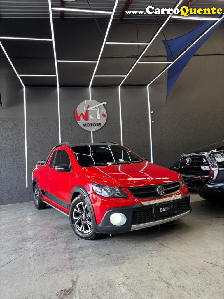VOLKSWAGEN   SAVEIRO CROSS 1.6 MI TOTAL FLEX 8V CE   VERMELHO 2011 1.6 FLEX - Loja