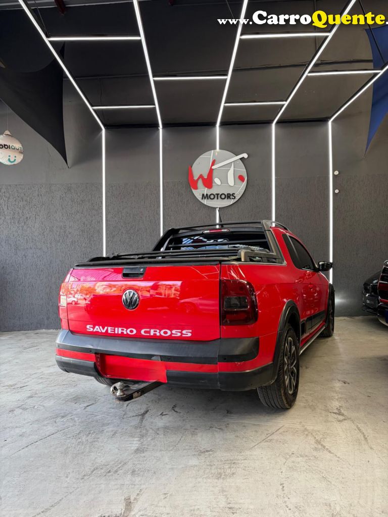 VOLKSWAGEN   SAVEIRO CROSS 1.6 MI TOTAL FLEX 8V CE   VERMELHO 2011 1.6 FLEX - Loja