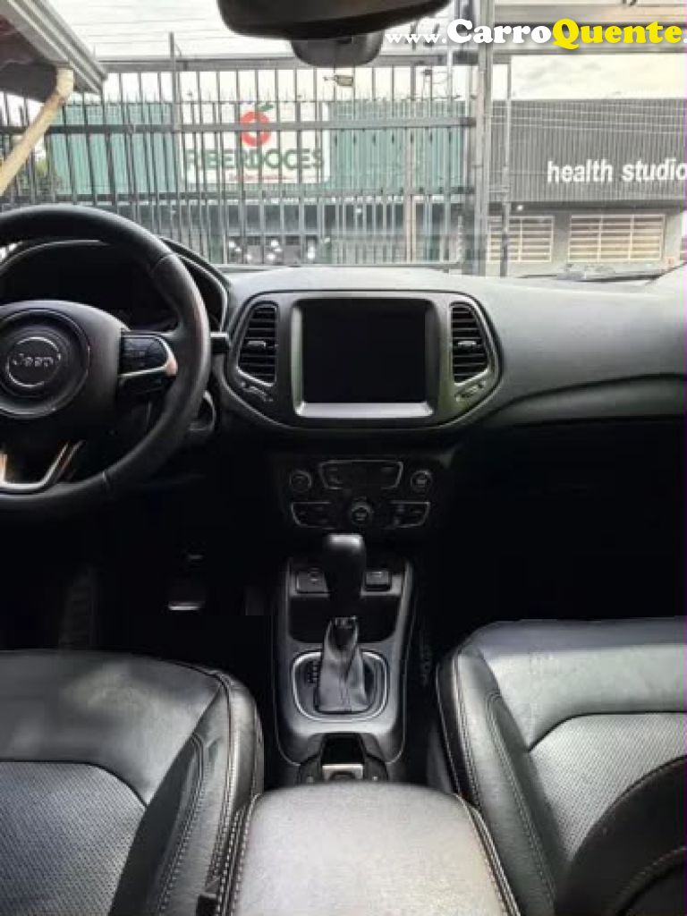 JEEP   COMPASS LONGITUDE 2.0 4X2 FLEX 16V AUT.   PRETO 2018 2.0 FLEX - Loja
