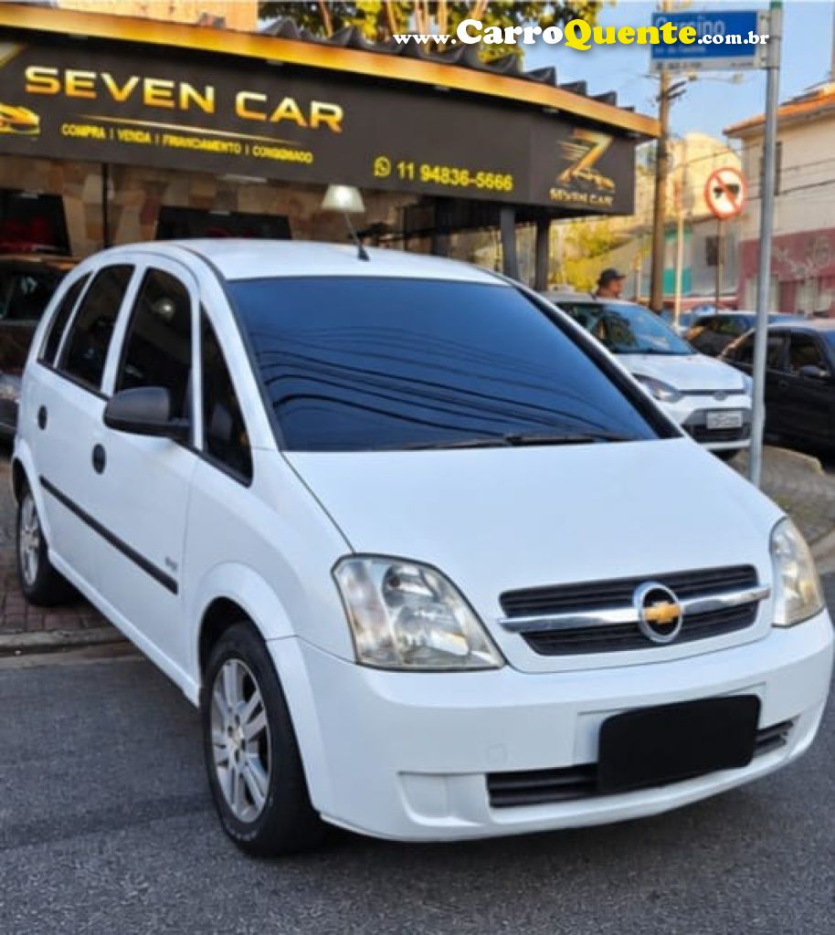 CHEVROLET   MERIVA JOY 1.8 MPFI 8V FLEXPOWER   BRANCO 2007 1.8 FLEX - Loja