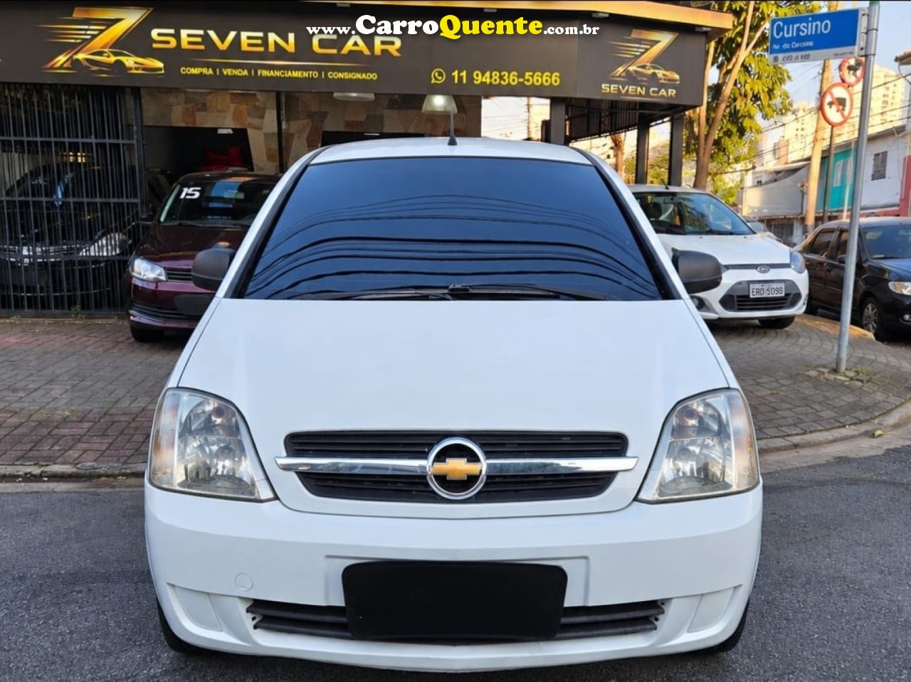 CHEVROLET   MERIVA JOY 1.8 MPFI 8V FLEXPOWER   BRANCO 2007 1.8 FLEX - Loja