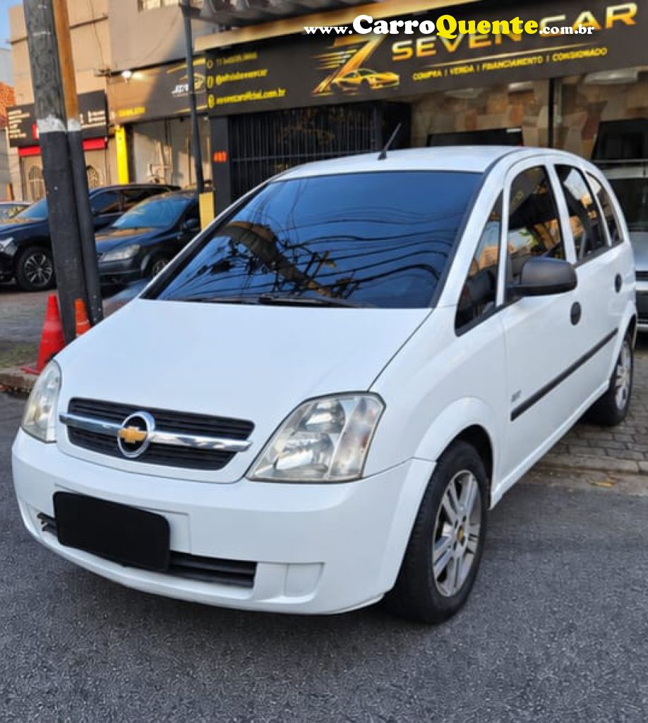 CHEVROLET   MERIVA JOY 1.8 MPFI 8V FLEXPOWER   BRANCO 2007 1.8 FLEX - Loja