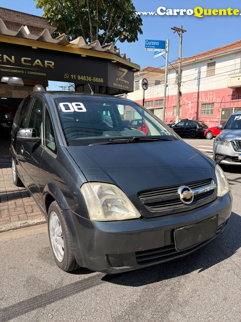 CHEVROLET   MERIVA MAXX 1.8 MPFI 8V FLEXPOWER   CINZA 2008 1.8 FLEX - Loja