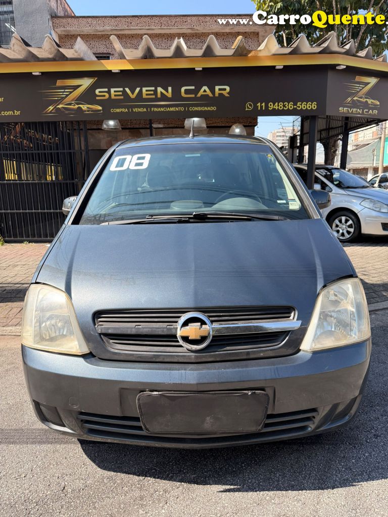 CHEVROLET   MERIVA MAXX 1.8 MPFI 8V FLEXPOWER   CINZA 2008 1.8 FLEX - Loja
