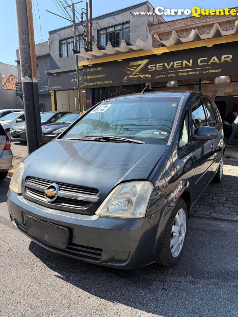 CHEVROLET   MERIVA MAXX 1.8 MPFI 8V FLEXPOWER   CINZA 2008 1.8 FLEX - Loja