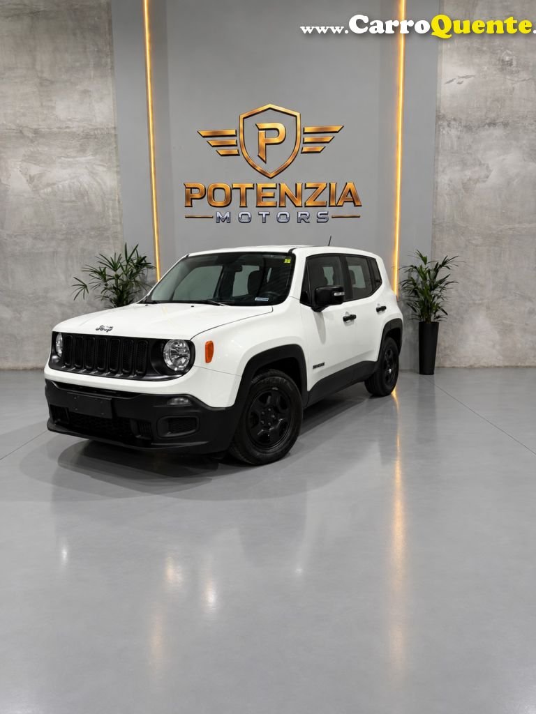 JEEP   RENEGADE LONGITUDE 1.8 4X2 FLEX 16V AUT.   BRANCO 2018 1.8 FLEX - Loja