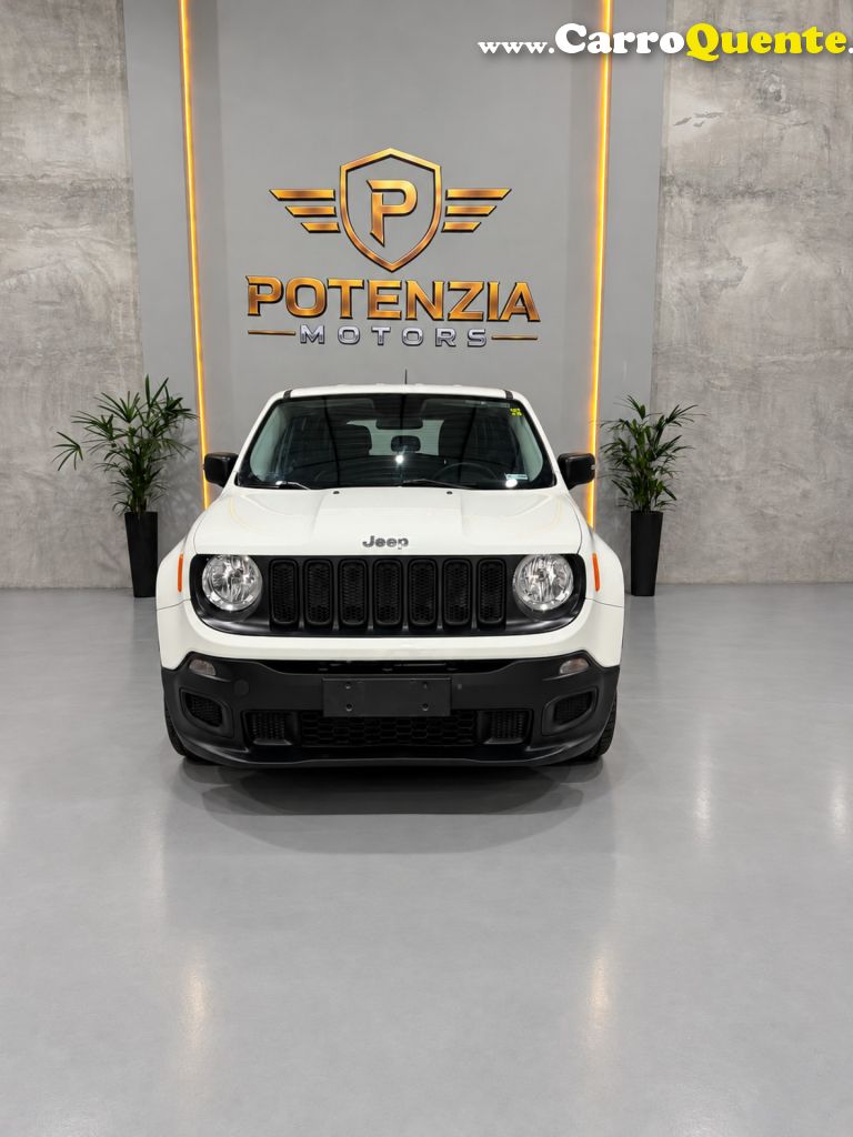 JEEP   RENEGADE LONGITUDE 1.8 4X2 FLEX 16V AUT.   BRANCO 2018 1.8 FLEX - Loja