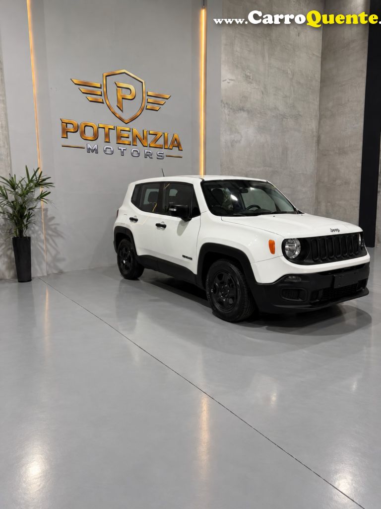 JEEP   RENEGADE LONGITUDE 1.8 4X2 FLEX 16V AUT.   BRANCO 2018 1.8 FLEX - Loja