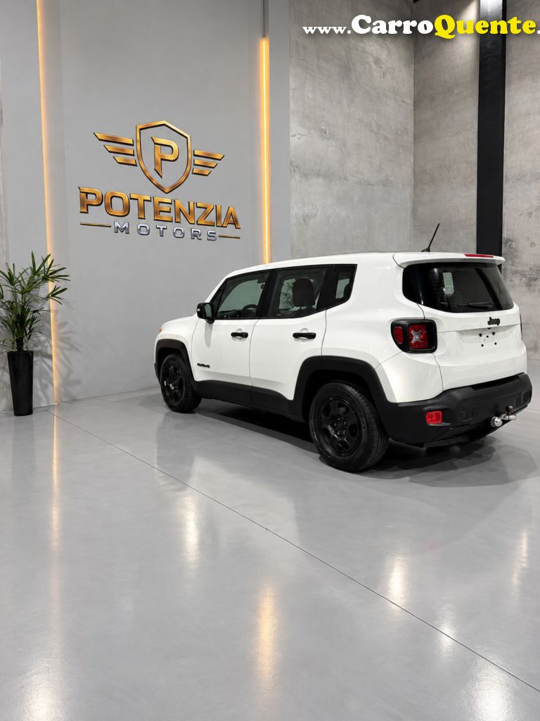 JEEP   RENEGADE LONGITUDE 1.8 4X2 FLEX 16V AUT.   BRANCO 2018 1.8 FLEX - Loja