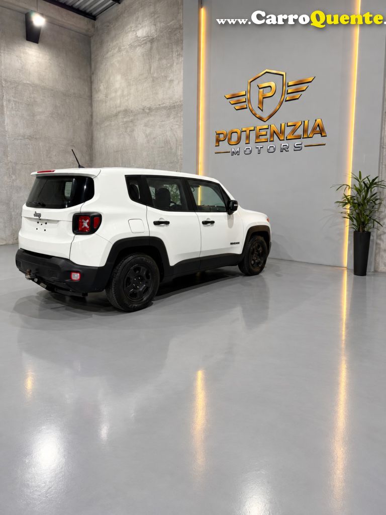 JEEP   RENEGADE LONGITUDE 1.8 4X2 FLEX 16V AUT.   BRANCO 2018 1.8 FLEX - Loja