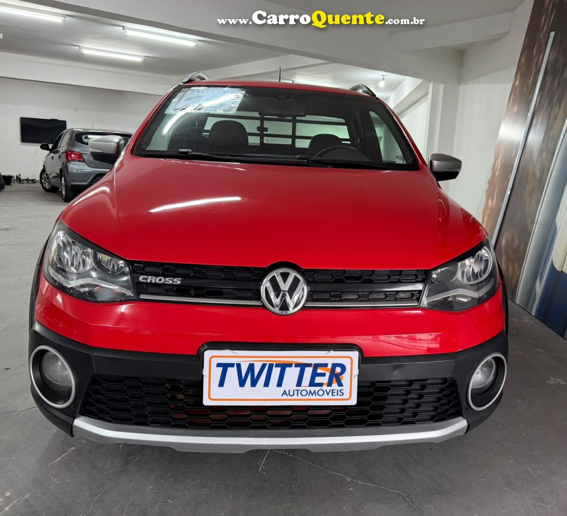 VOLKSWAGEN   SAVEIRO CROSS 1.6 T. FLEX 16V CE   VERMELHO 2015 1.6 FLEX - Loja