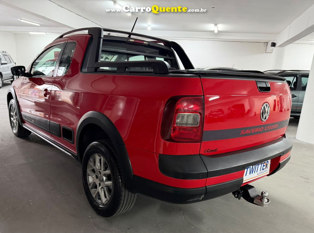 VOLKSWAGEN   SAVEIRO CROSS 1.6 T. FLEX 16V CE   VERMELHO 2015 1.6 FLEX - Loja