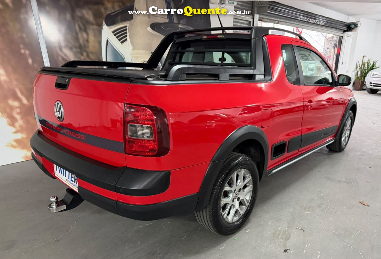 VOLKSWAGEN   SAVEIRO CROSS 1.6 T. FLEX 16V CE   VERMELHO 2015 1.6 FLEX - Loja