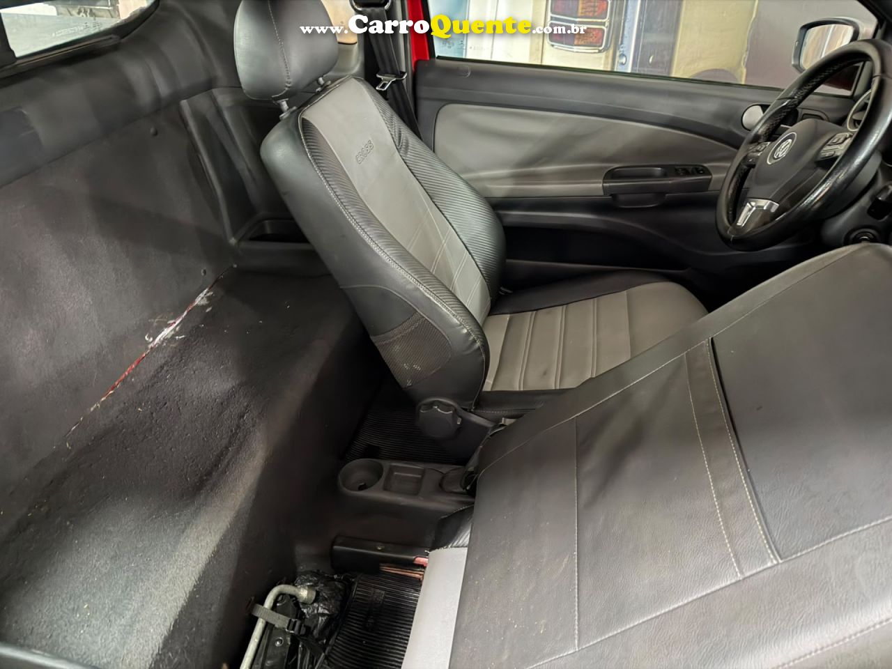 VOLKSWAGEN   SAVEIRO CROSS 1.6 T. FLEX 16V CE   VERMELHO 2015 1.6 FLEX - Loja