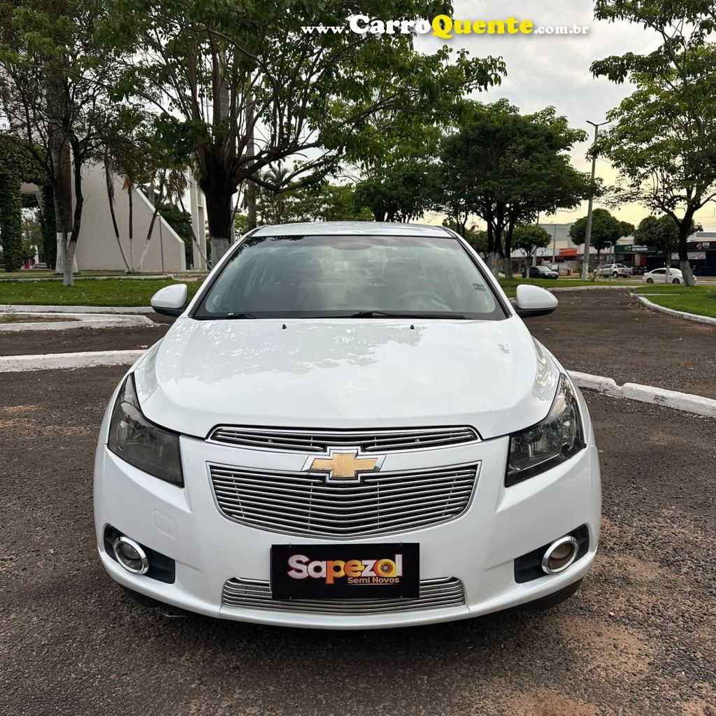 CHEVROLET   CRUZE LT 1.8 16V FLEXPOWER 4P AUT.   BRANCO 2014 1.8 FLEX - Loja