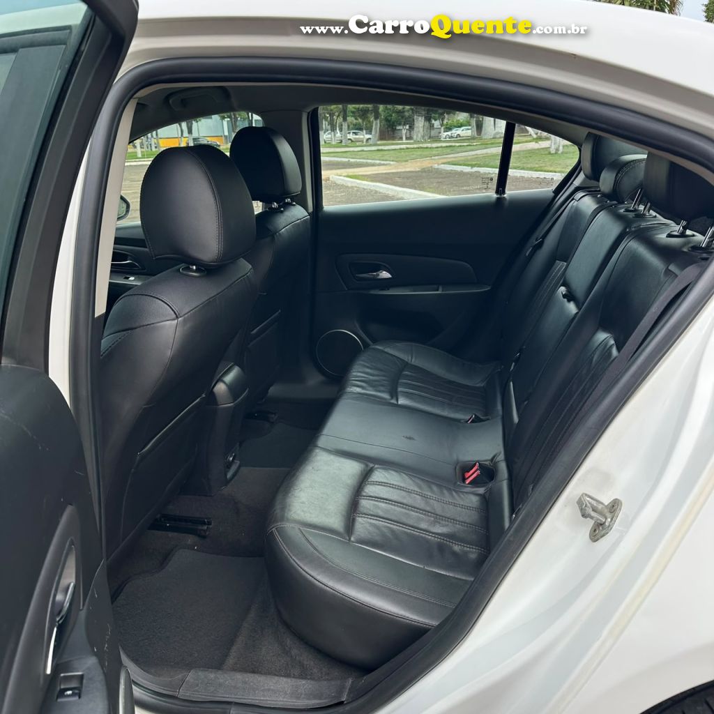 CHEVROLET   CRUZE LT 1.8 16V FLEXPOWER 4P AUT.   BRANCO 2014 1.8 FLEX - Loja