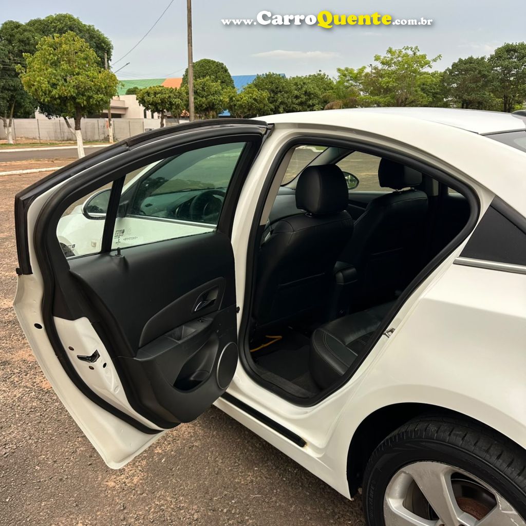 CHEVROLET   CRUZE LT 1.8 16V FLEXPOWER 4P AUT.   BRANCO 2014 1.8 FLEX - Loja
