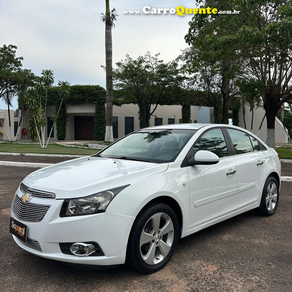 CHEVROLET   CRUZE LT 1.8 16V FLEXPOWER 4P AUT.   BRANCO 2014 1.8 FLEX - Loja