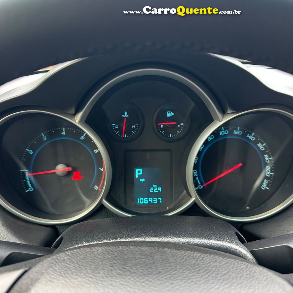 CHEVROLET   CRUZE LT 1.8 16V FLEXPOWER 4P AUT.   BRANCO 2014 1.8 FLEX - Loja