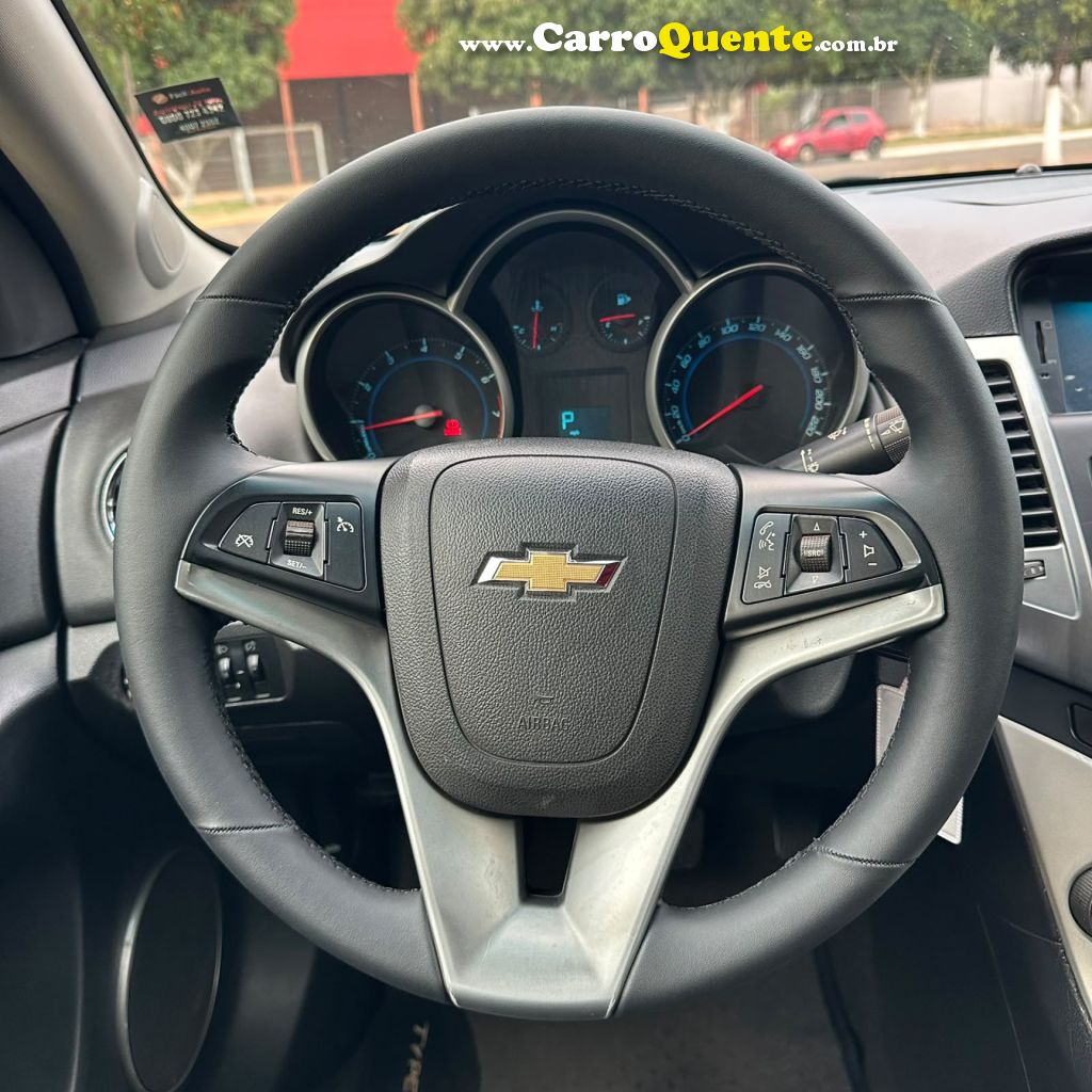 CHEVROLET   CRUZE LT 1.8 16V FLEXPOWER 4P AUT.   BRANCO 2014 1.8 FLEX - Loja
