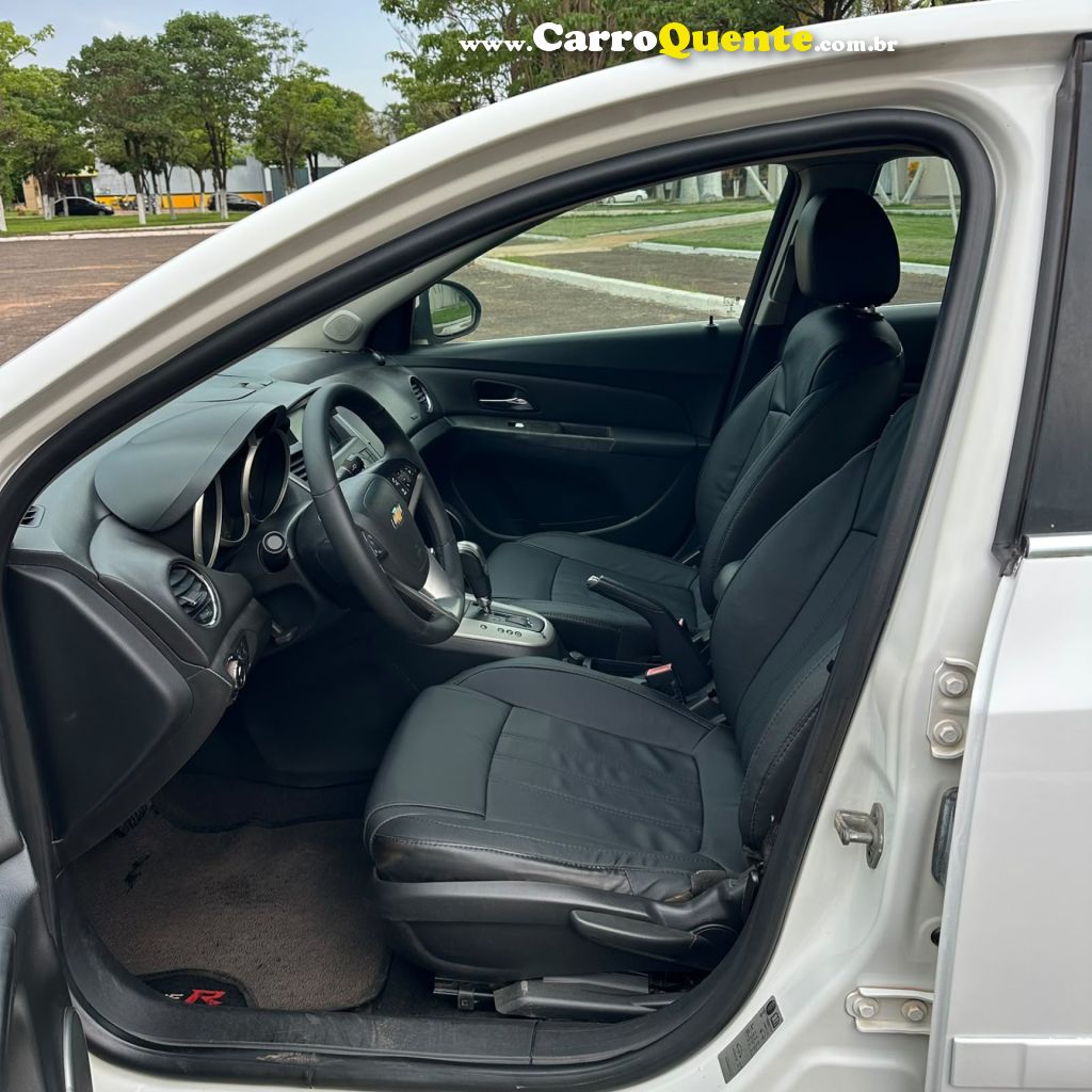 CHEVROLET   CRUZE LT 1.8 16V FLEXPOWER 4P AUT.   BRANCO 2014 1.8 FLEX - Loja