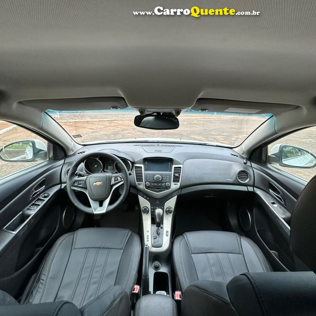 CHEVROLET   CRUZE LT 1.8 16V FLEXPOWER 4P AUT.   BRANCO 2014 1.8 FLEX - Loja