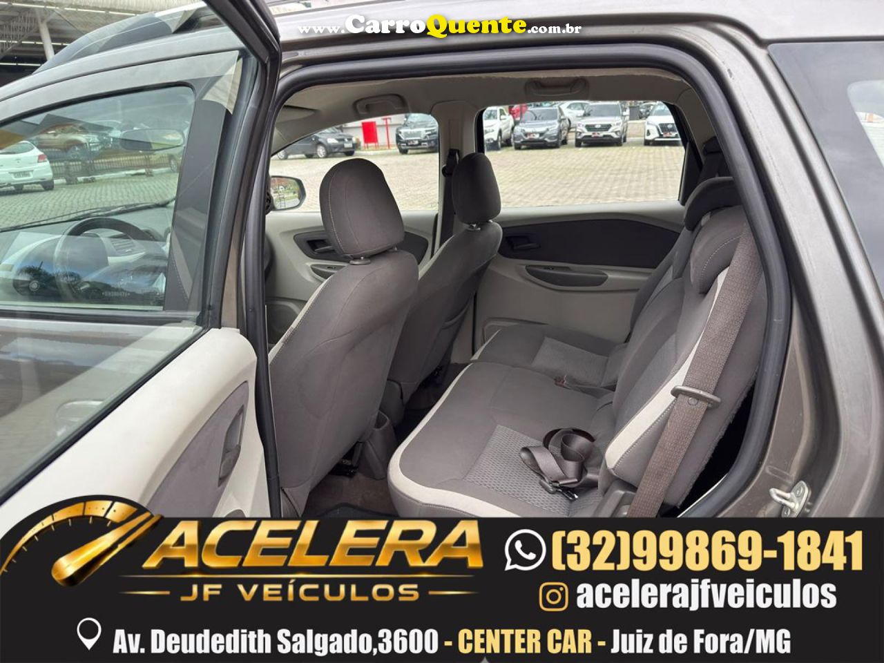 CHEVROLET   SPIN LT 1.8 8V ECONO.FLEX 5P AUT.   CINZA 2014 1.8 FLEX - Loja