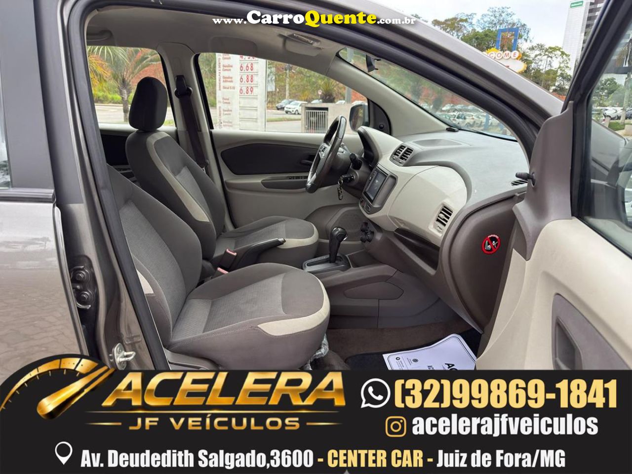 CHEVROLET   SPIN LT 1.8 8V ECONO.FLEX 5P AUT.   CINZA 2014 1.8 FLEX - Loja