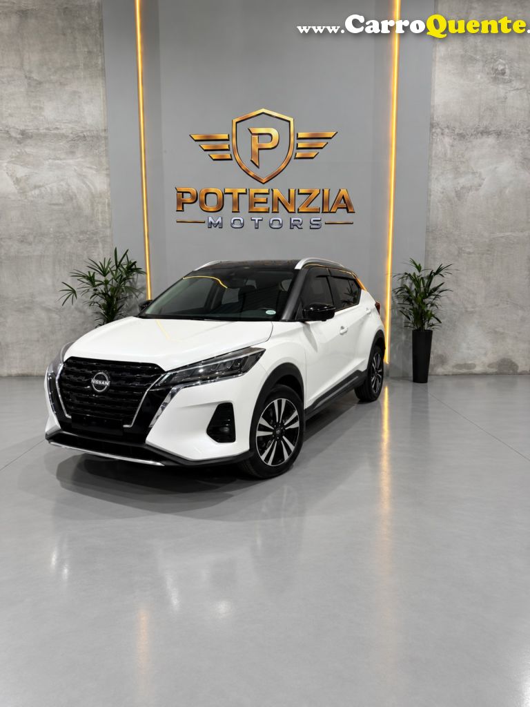 NISSAN   KICKS EXCLUSIVE 1.6 16V FLEX AUT.   BRANCO 2023 1.6 FLEX - Loja