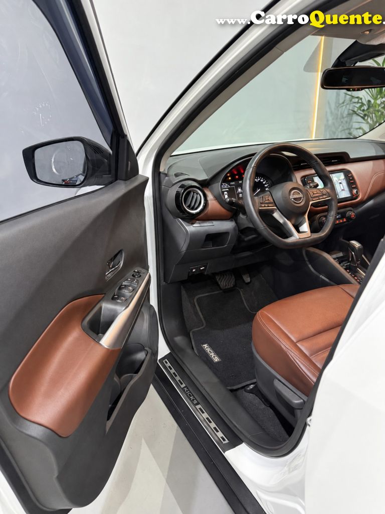 NISSAN   KICKS EXCLUSIVE 1.6 16V FLEX AUT.   BRANCO 2023 1.6 FLEX - Loja