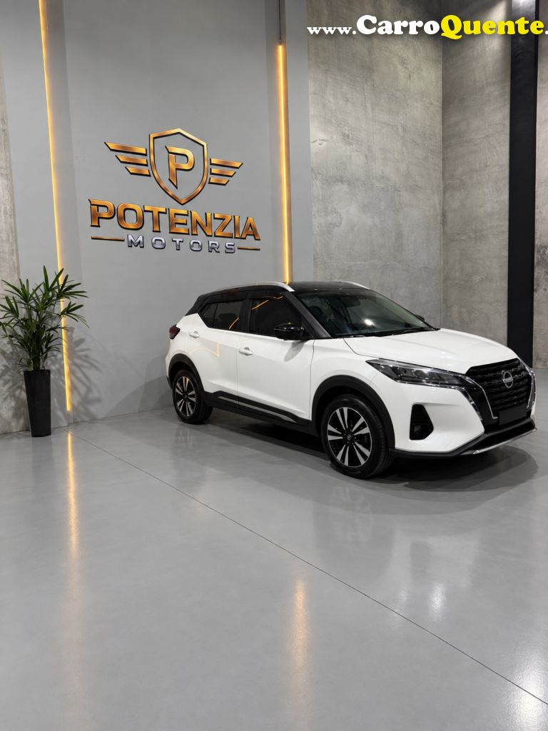 NISSAN   KICKS EXCLUSIVE 1.6 16V FLEX AUT.   BRANCO 2023 1.6 FLEX - Loja