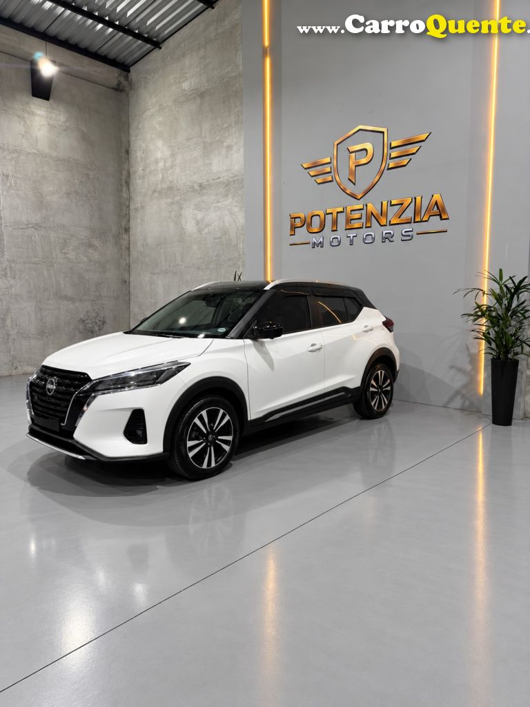 NISSAN   KICKS EXCLUSIVE 1.6 16V FLEX AUT.   BRANCO 2023 1.6 FLEX - Loja