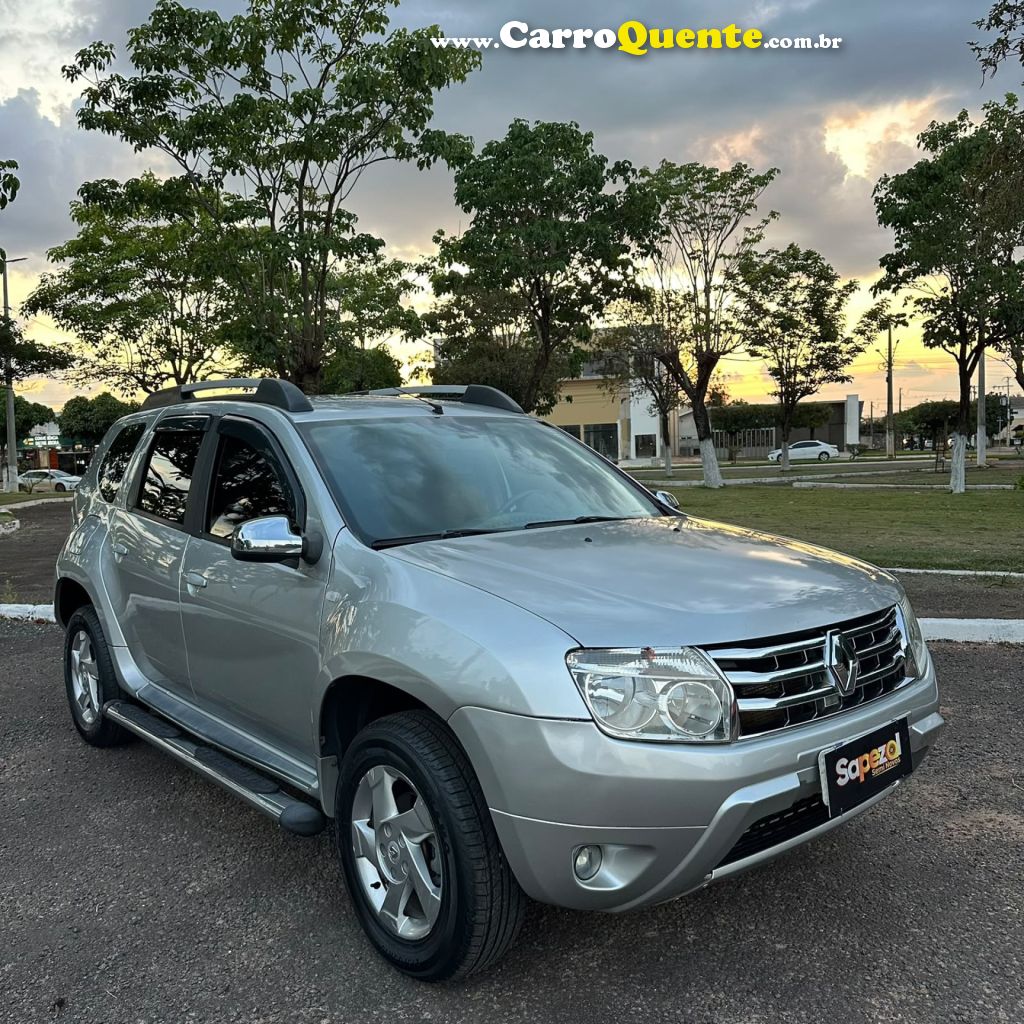 RENAULT   DUSTER DYNAMIQUE 1.6 FLEX 16V MEC.   PRATA 2014 1.6 FLEX - Loja