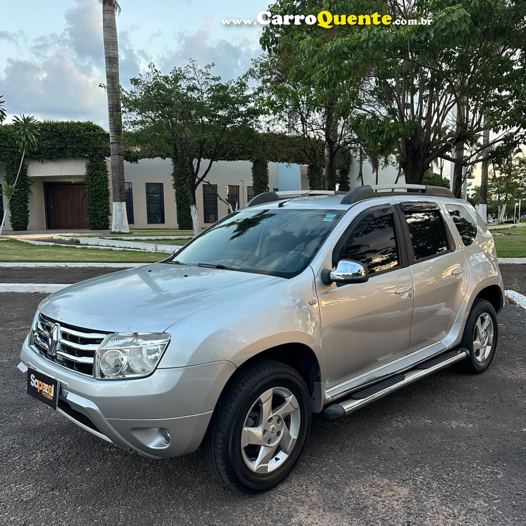 RENAULT   DUSTER DYNAMIQUE 1.6 FLEX 16V MEC.   PRATA 2014 1.6 FLEX - Loja