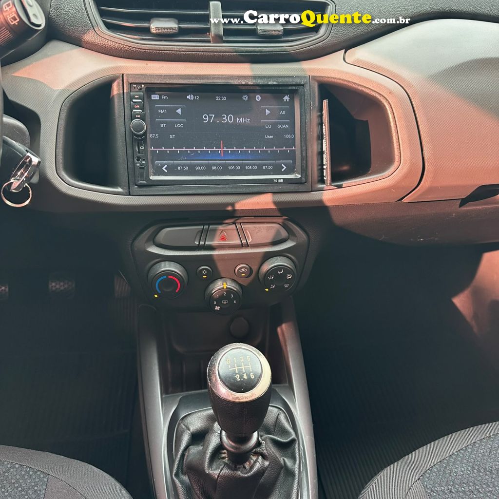 CHEVROLET   ONIX HATCH JOY 1.0 8V FLEX 5P MEC.   PRETO 2017 1.0 FLEX - Loja