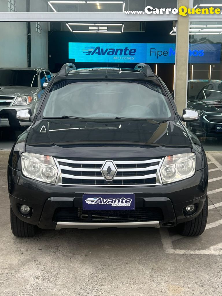 RENAULT   DUSTER TECHROAD 1.6 HI-FLEX 16V MEC.   PRETO 2013 1.6 GASOLINA - Loja