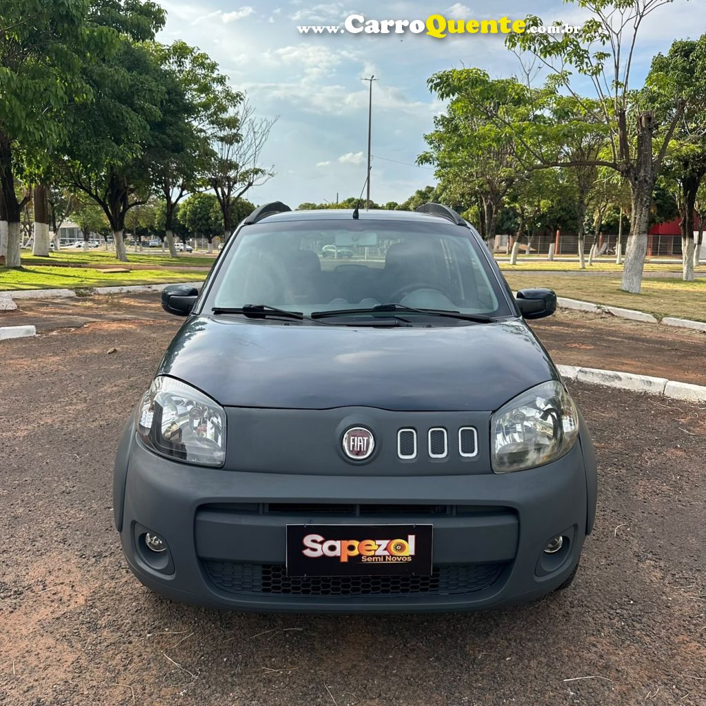 FIAT   UNO WAY CELEB. 1.0 EVO FIRE FLEX 8V 5P   AZUL 2013 1.0 FLEX - Loja