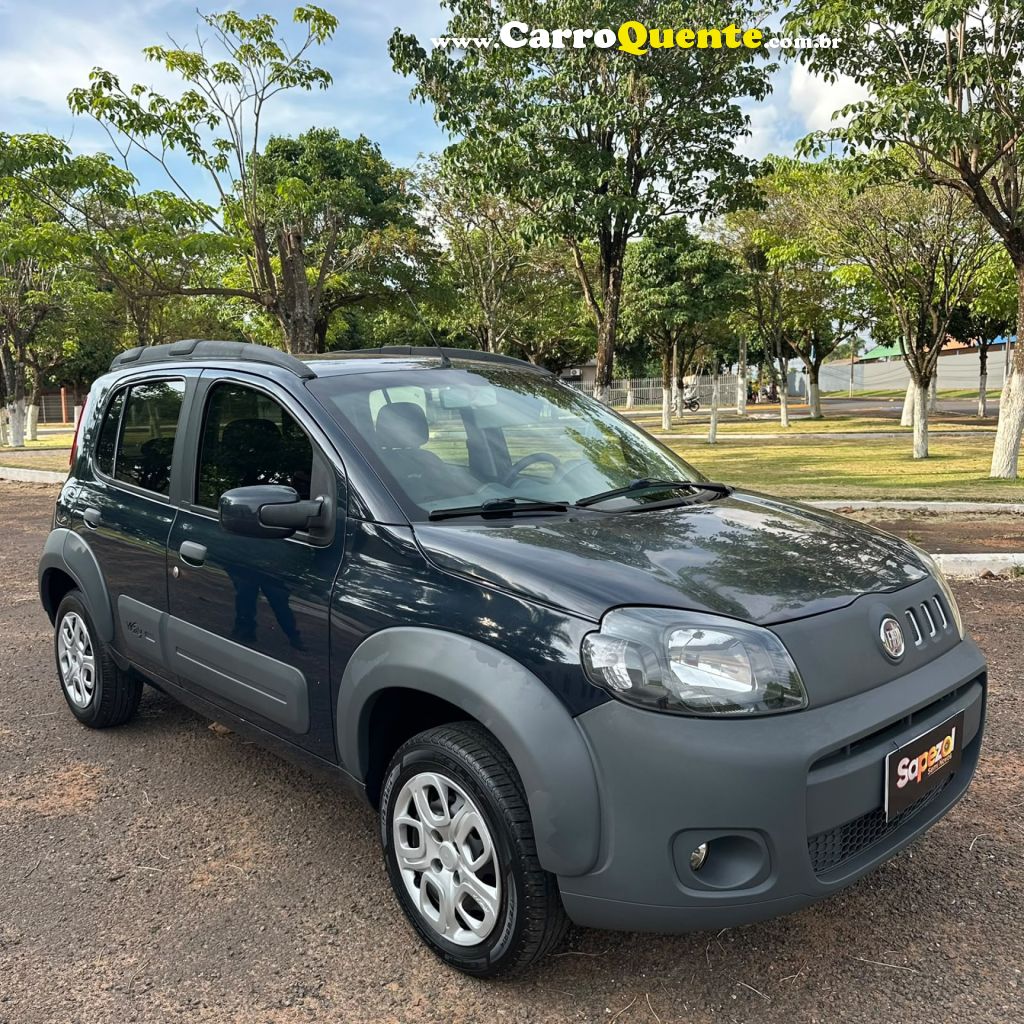 FIAT   UNO WAY CELEB. 1.0 EVO FIRE FLEX 8V 5P   AZUL 2013 1.0 FLEX - Loja