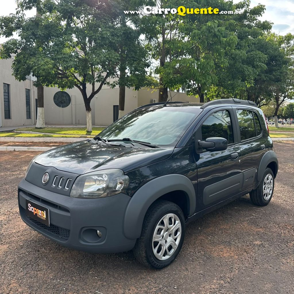 FIAT   UNO WAY CELEB. 1.0 EVO FIRE FLEX 8V 5P   AZUL 2013 1.0 FLEX - Loja
