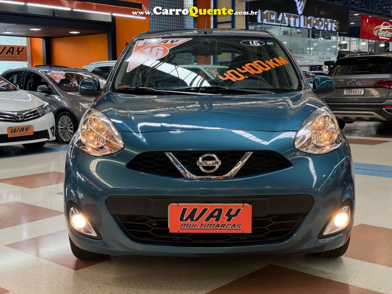 NISSAN MARCH 1.6 SV 16V 2016 - Loja