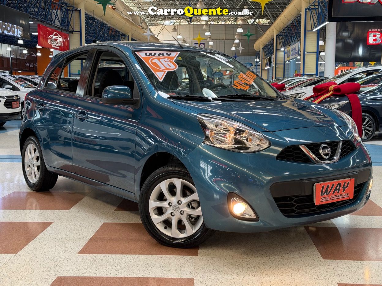 NISSAN MARCH 1.6 SV 16V 2016 - Loja