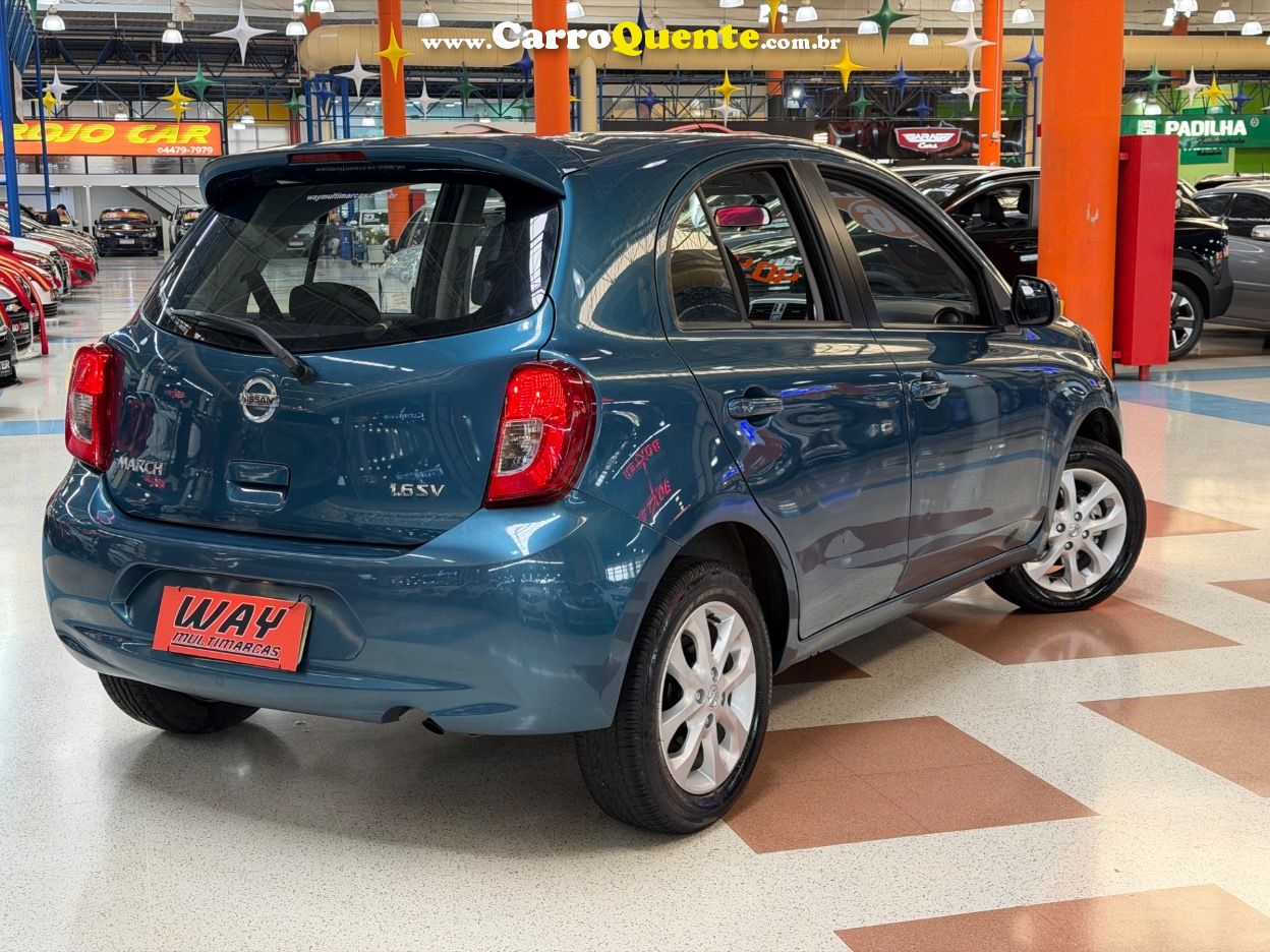 NISSAN MARCH 1.6 SV 16V 2016 - Loja