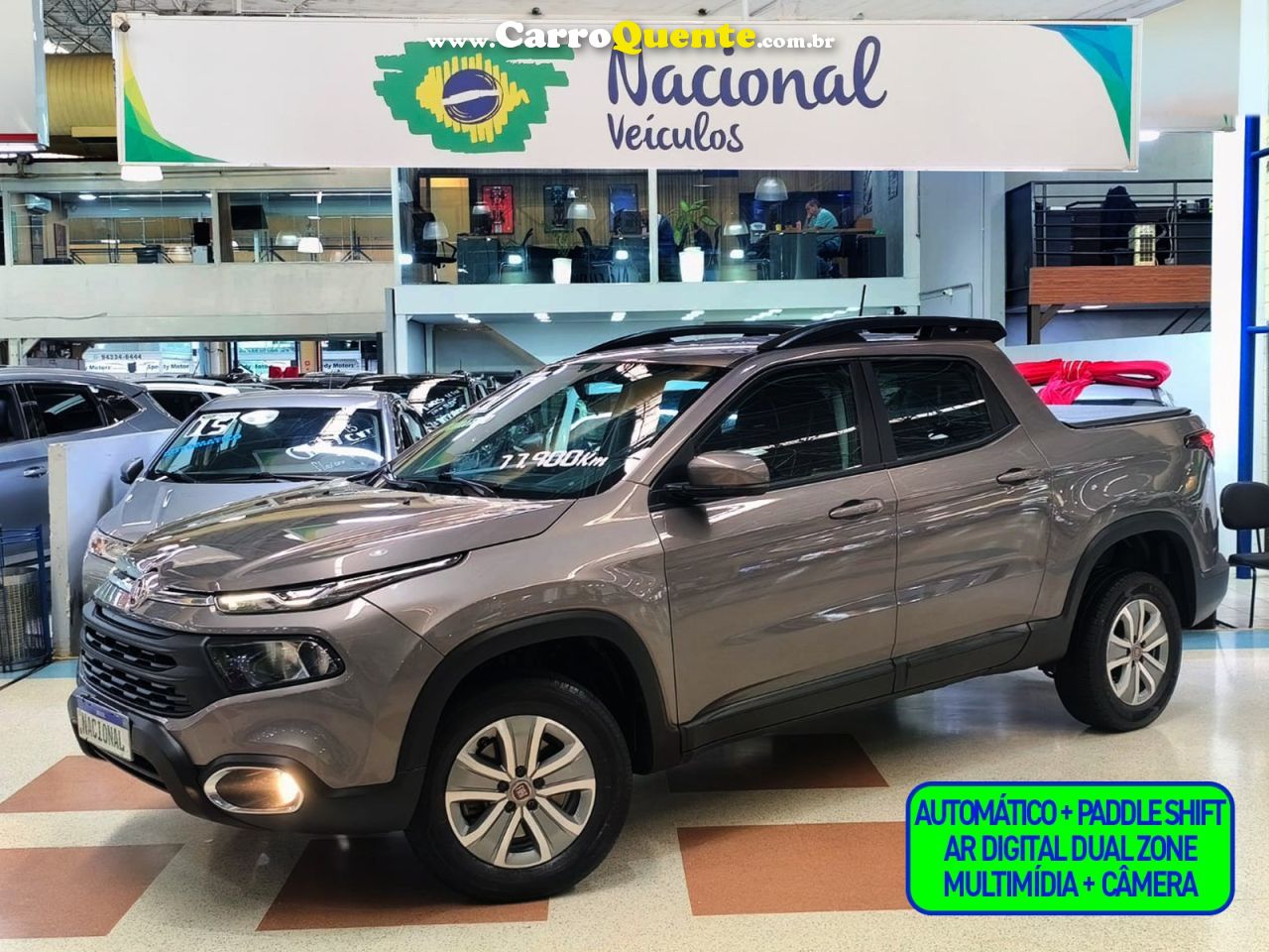 FIAT TORO 2021 1.8 FREEDOM + MULTIMÍDIA E AR DUAL ZONE 2021 - Loja