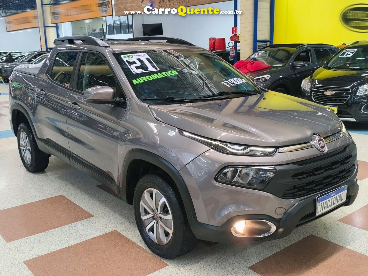 FIAT TORO 2021 1.8 FREEDOM + MULTIMÍDIA E AR DUAL ZONE 2021 - Loja