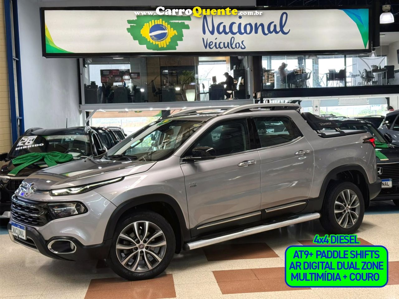 FIAT TORO 2021 2.0 TURBO 4x4 DIESEL VOLCANO + COURO 2021 - Loja